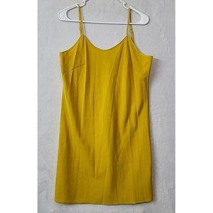 NANNETTE LEPORE Women’s Sexy Slip Dress Spaghetti Strap Yellow Size 8 (Med)